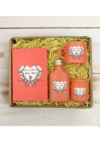 Resim Bk Gift Kişiye Özel İsimli Dtf Anne Temalı Somon Defter & Kahve Fincanı & Kolonya & Mum Hediye Seti-5, Anneye Hediye, Anneler Günü Hediyesi Kobitmeyen 