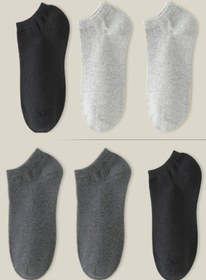 Resim Ozzy Socks 3'Lü Unisex Dikişsiz Patik Çok Renkli 