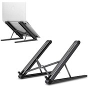 Resim Cbtx Taşınabilir Isı Dağılımı Dizüstü Bilgisayar Tutucu Katlanabilir Ayarlanabilir Dizüstü Bilgisayar Sehpası - Siyah 