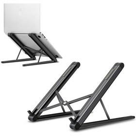 Resim Cbtx Taşınabilir Isı Dağılımı Dizüstü Bilgisayar Tutucu Katlanabilir Ayarlanabilir Dizüstü Bilgisayar Sehpası - Siyah 