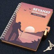 Resim Seyahat Günlüğü Kilitli Defter 