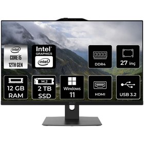 Resim Msı Modern AM272P Intel Core I5 1235U 12GB 2tb SSD 27" Fhd W11H All In One Bilgisayar & Per4 USB Bellek 12M861EUP309 