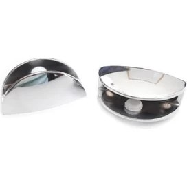 Resim Oval Krom Etejer Camı Tutucu Takımı 