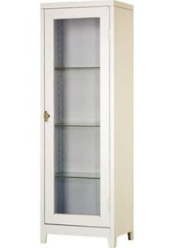 Resim İlaç ve Ecza Revir Doktor Dolap Tek Kapılı Kilitli Malzeme Dolabi 