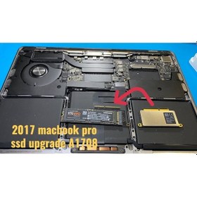 Resim 500 Gb Apple Uyumlu MacBook Pro A1708 Ssd Çevirici Ve M2 Ssd 