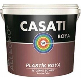 Resim Casati Allegro Plastik İç Cephe Boyası Beyaz 10 Kg 15250010001 
