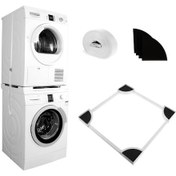 Resim Çamaşır Makinesi Ve Kurutma Makinesi Üst Üste İstifleme Kiti 