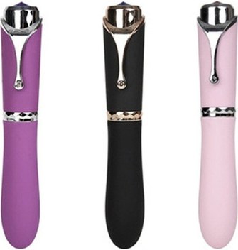 Carmine 10 Modlu Şarjlı Su Geçirmez Dolma Kalem Model Bullet Vibratör Siyah