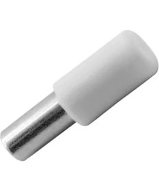 Resim 20 Adet Plastik Başlı Metal Raf Pimi Beyaz 5mm 