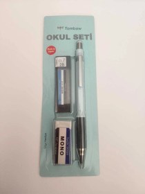 Resim Sh-300 0,7 Pastel Okul Seti Uç+silgi Pastelmavi 