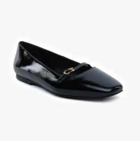 Resim Greyder 59191 Siyah Rugan Hakiki Deri Kadın Babet-873 Siyah-rugan Siyah 