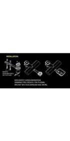 Resim Moon Aero Gidon Gps Tutucu Kombo Mount Garmin-Wahoo 