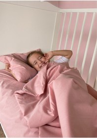 Resim Joyous Mom Kids Akfil Bebek Nevresim Takımı Lastikli Çarşaf Dahil Takım Pembe 