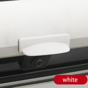 Resim Globalbloom Beyaz 1 Adet Araç Geri Görüş Kamerası Yağmurluk Kılıfı Su Geçirmez Kolay Kurulum 