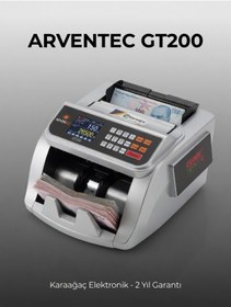Resim Karaağaç Elektronik Arventec Gt200 Tl-Euro Para Sayma Makinesi Cıs Özellikli 