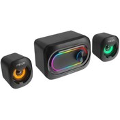 Resim Mikado MD-511 5W+3W×2 USB Rgb Ledli 2+1 Gaming Speaker Hoparlör 