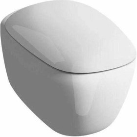 Resim VitrA Geberit 500.510.01.1-KK-SS Citterio Rimfree Asma Klozet ve Soft Kapak Takımı, Beyaz 