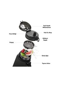 Resim 500 Ml Tritan Su Matarası 13 Farklı Renk Softtouch S 