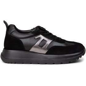 Resim Deery Kadın Siyah Hakiki Deri Sneaker Ayakkabı 