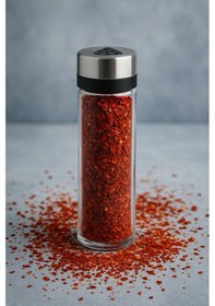 Resim Cam Baharatlık Tuzluk Biberlik 150 Ml Şeffaf 