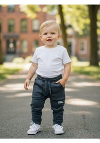 Resim Zekids Erkek Çocuk Cepli Jogger Eşofman Alt-16386 İndigo 