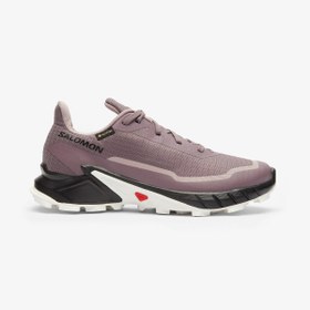 Resim Salomon Alphacross 5 Gore Tex Kadın Mor Koşu Ayakkabısı 