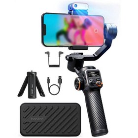 Resim Hohem iSteady M6 3 Eksenli El Tipi AI Yapay Zeka Görüş Sensörlü Gimbal Stabilizatör Zore Gimba 