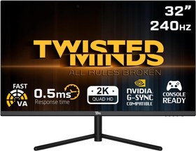 Resim Twisted Minds TM32QHD240VA 32" 0.5 ms 2K 240 Hz Oyuncu Monitörü Teşhir 