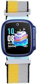 Resim CONSTRAIN Huawei Watch GT5 Pro 42mm ile Uyumlu CNS KRD-03 Çocuklara Özel Hasır Kordon - Sarı 
