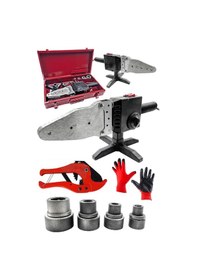 Resim Çift Rezidanslı Isı Ayarlı Pvc Boru Kaynak Makinesi Ve Hediyeleri 