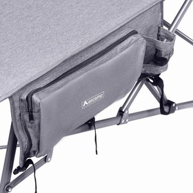Resim Letto Katlanabilir Kamp Yatağı & Kampet - Orcamp -Cepli - Gri - OUT-2361 