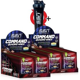 Resim SSN Sports Style Nutrition Command Quadro Whey 1760 gr 80 Şase Çikolata (40 X2 BOX) Kombinasyon 
