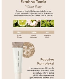 Resim Yaşlanma Karşıtı Yumuşatıcı Parfümlü El Kremi Mılk Baobab Blooming Perfume Hand Cream White Soap 