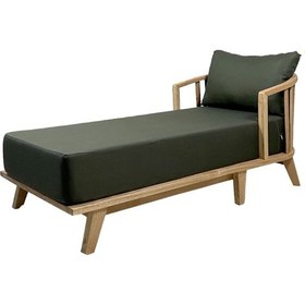 Resim Motoryagmarket Emirgan Ahşap Şezlong -Kestane Lüx Seri 