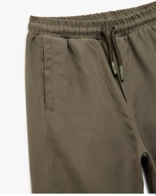 Resim Koton Cepli Beli Lastikli Bağlamalı Loose Fit Jogger Paraşüt Pantolon Yeşil 6wkb40018tw Yeşil 