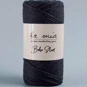 Resim La Mia Boho Slim Siyah El Örgü İpi -L006 - 34203 