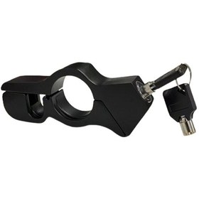 Resim Symbee Alüminyum Motor Bisiklet Kilitleri - Universal Grip Kilidi, Anti-hırsızlık, Taşınabilir, Siyah 