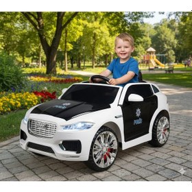 Resim Freebebek Jaguar 12 Volt Kumandalı Akülü Araba Polis 