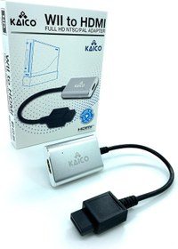 Resim Kaico Nintendo Konsolları için Wii - HDMI Adaptörü, Bileşen Çıkışını Destekler - Tak ve Çalıştır - NTSC & PAL 