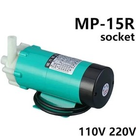 Resim 110v 220v 10w 16l/min Küçük Tarım Manyetik Tahrikli Sirkülasyon Pompası Zayıf 110v 