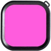 Resim Gopro Hero 8 Uyumlu Su Altı Dalış Filtresi Pembe 