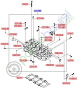 Resim Silindir Kapağı Kia Cerato Soul Rio Orjinal | 221102A260 