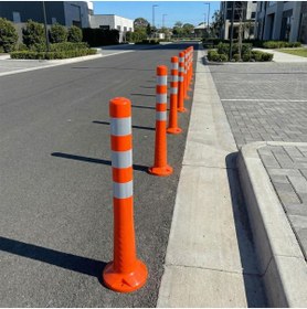 Resim İleri Trafik Delinatör 70x8 cm TPU, Esnek Duba 