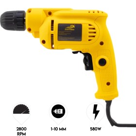 Resim Dawreek 10mm DWE Vidalama 580W Güçlü Darbesiz Matkap Kolay Kullanım İçin Ergonomik 