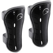 Resim Futbol Tekmelik 2 Adet Kaval Koruyucu Spor Futbol Tekmeliği Çift Cırtlı S Siyah 