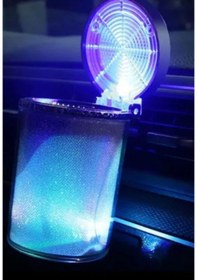 Resim Konyax Araç İçi Oto Kokusuz Küllük Rgb Işıklı Kapaklı 