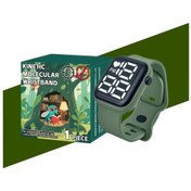 Resim Sunshine022 Kutu Yeşil Öğrenci Spor Dijital Elektronik Saati Günlük Kullanım Minimalist Hafif Diğer 