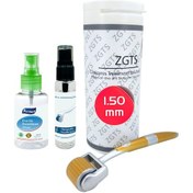 Resim Zgts Gold 192 İğne 1.50 MM Ölçü Titanyum Dermaroller + Solüsyon 