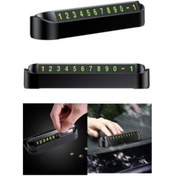 Resim Araç Numaratörü Pratik Fosforlu Araba Aksesuarı Aç Kapa Araba Numaratör 