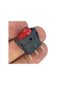 Resim Ic-131-0 Mini Yuvarlak Işıklı Anahtar 220v 3p 
